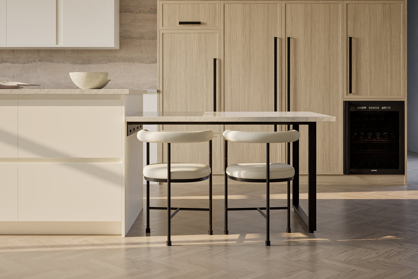 Boxy Kitchen Island Table Leg