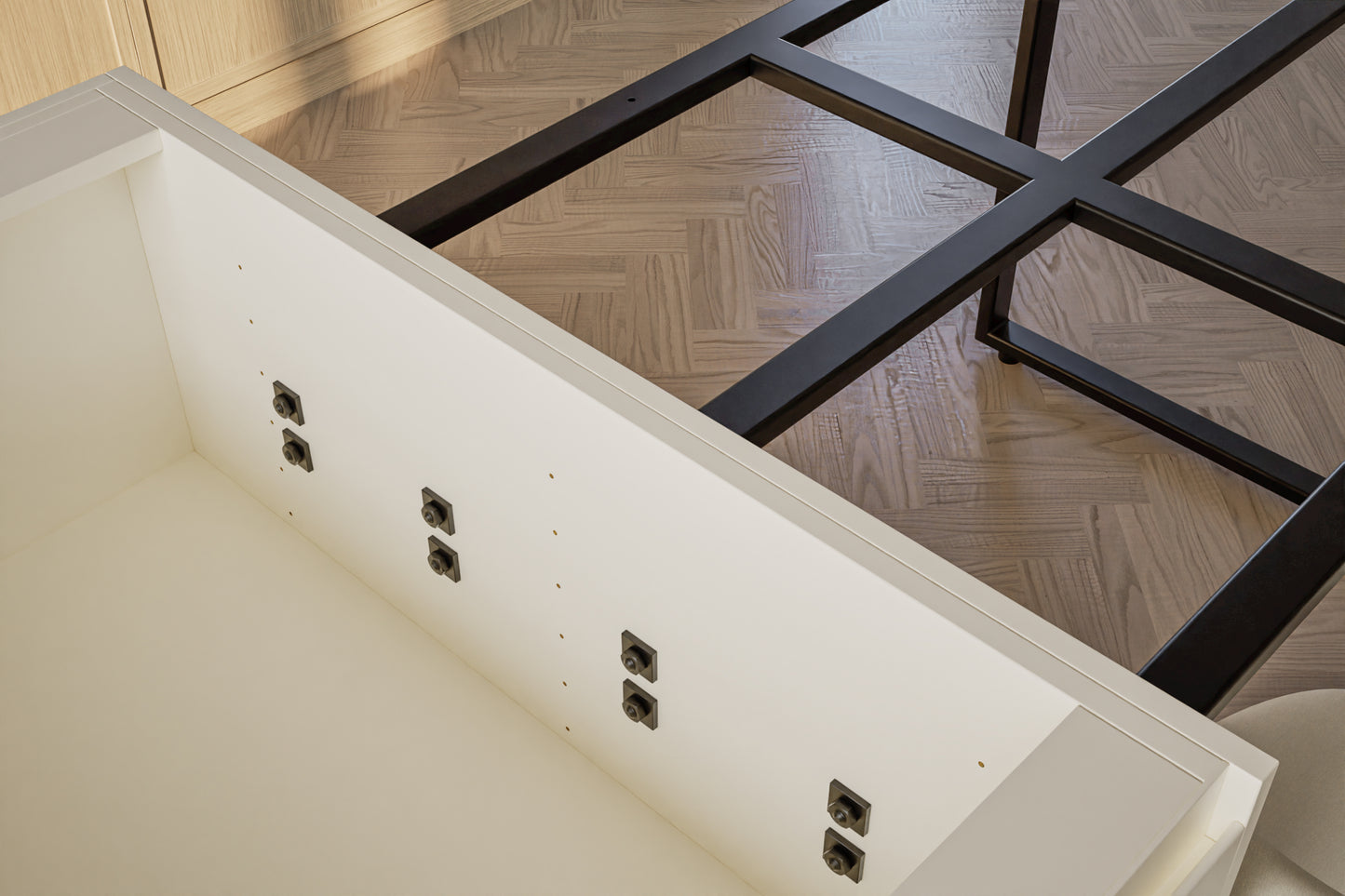 Boxy Kitchen Island Table Leg