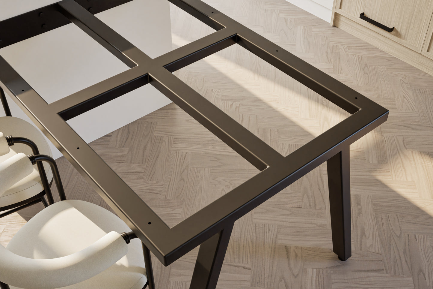 Verna Kitchen Island Table Leg