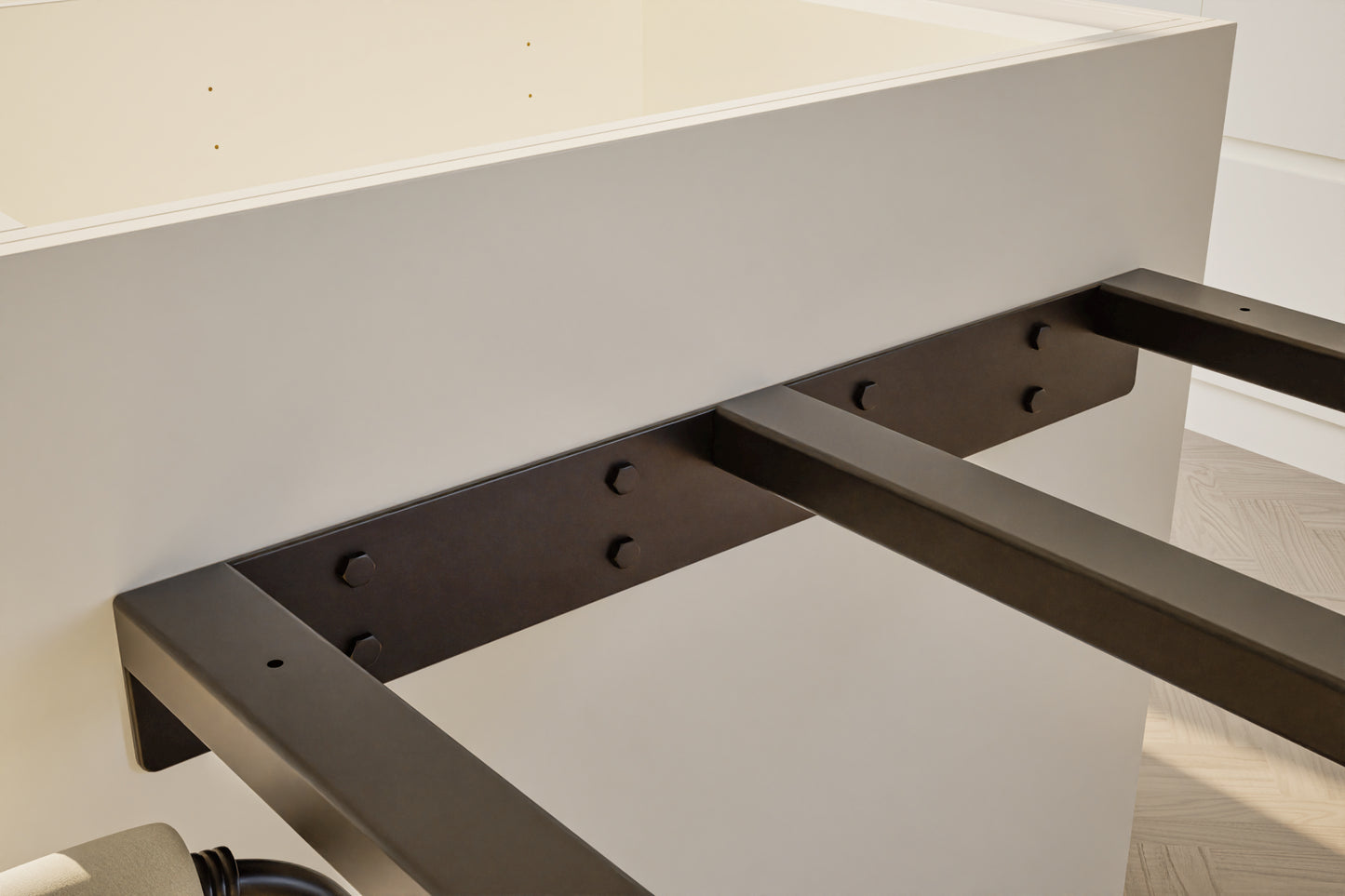 Verna Kitchen Island Table Leg