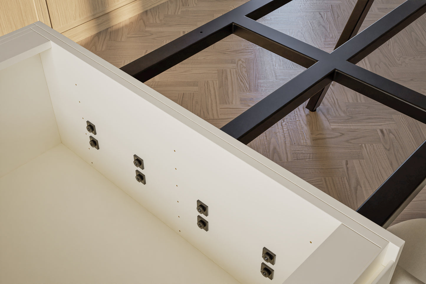 Verna Kitchen Island Table Leg