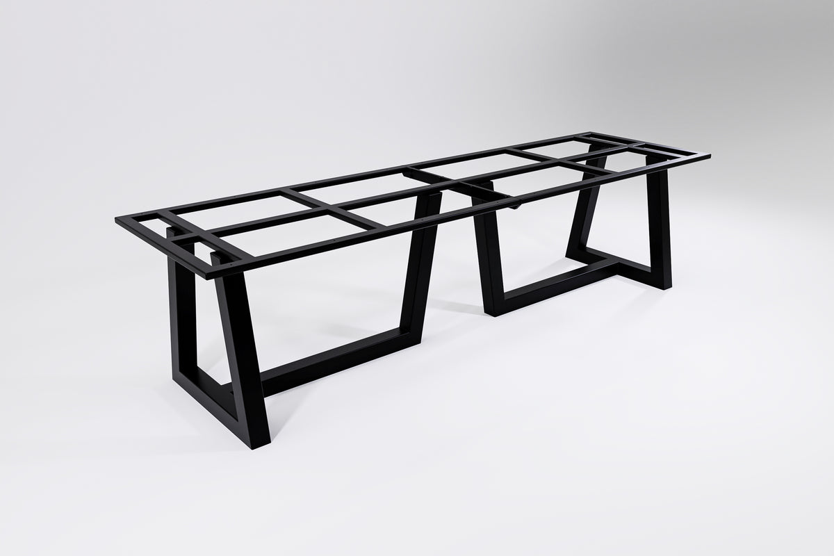 two section heavy duty bold table legs designed for granite, marble, quartz table top
