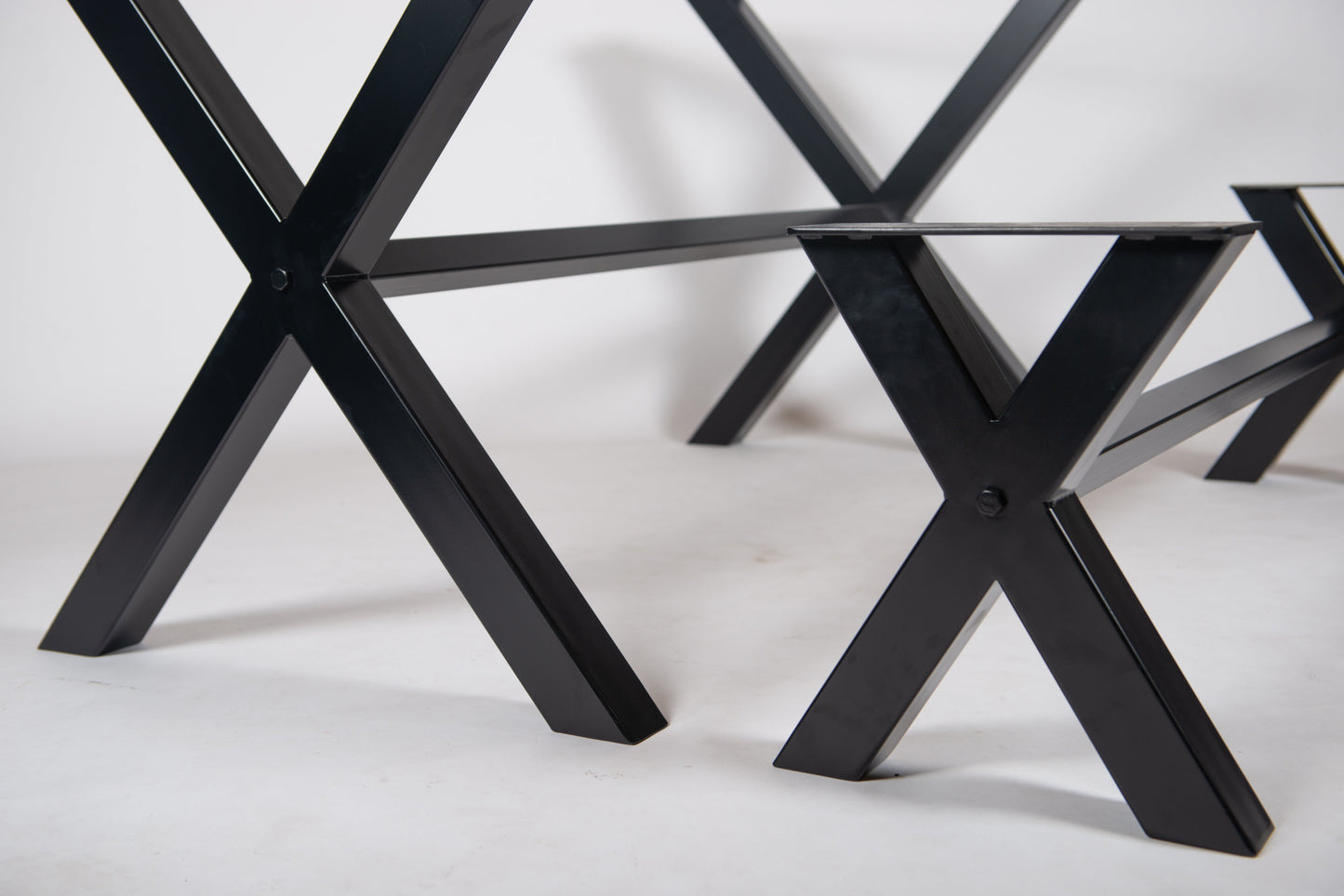 The 'X' Table and Bench Base (Set)