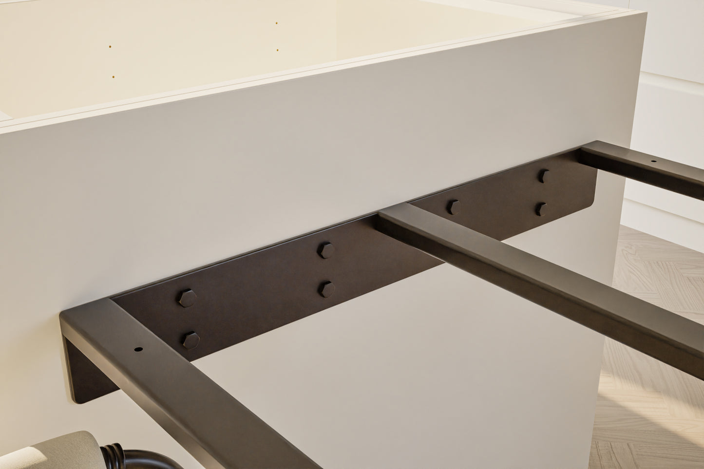 Boxy Kitchen Island Table Leg