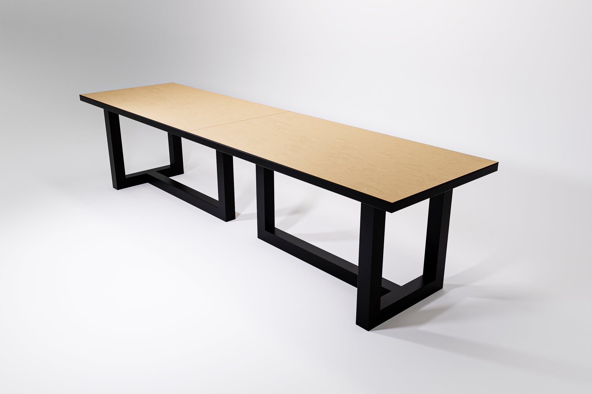 Modular Table Base with Plywood Sub-top