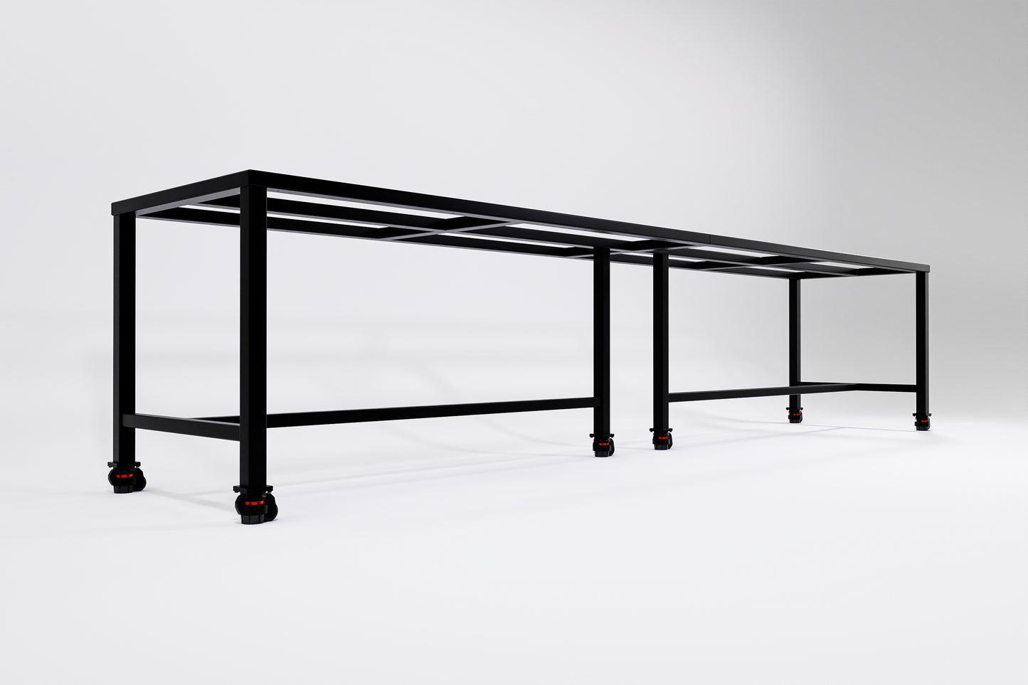 Monza Counter-Height Table with Adjustable Caster Wheels