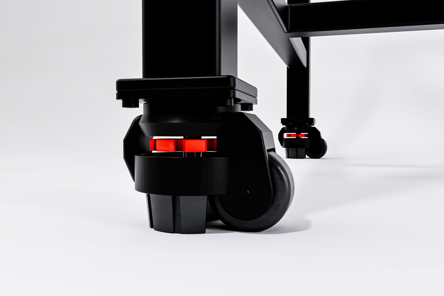 Monza Counter-Height Table with Adjustable Caster Wheels