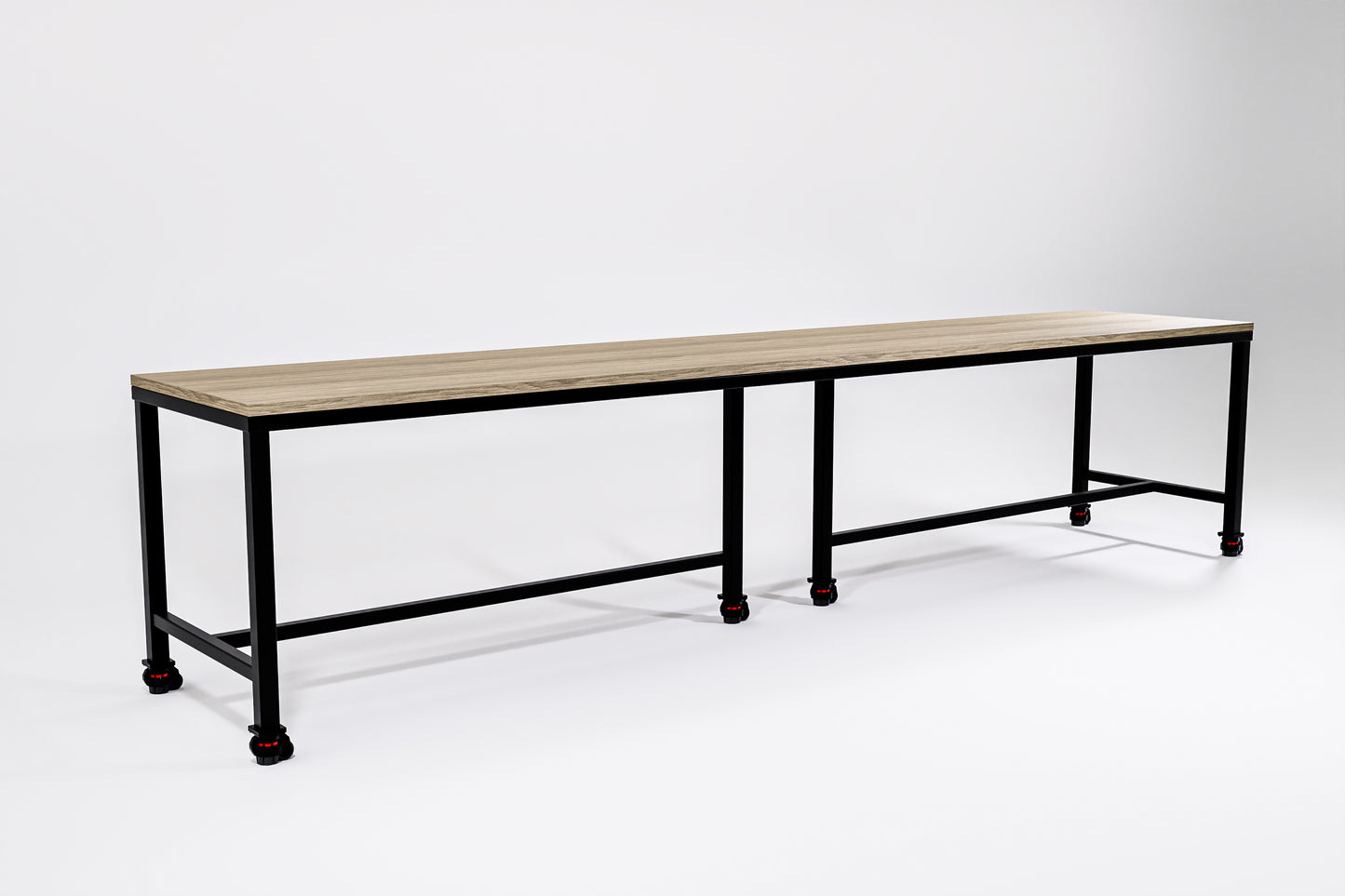 Monza Counter-Height Table with Adjustable Caster Wheels