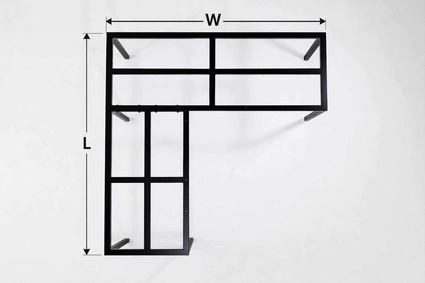 June L-Shaped Counter-Height Base (L)