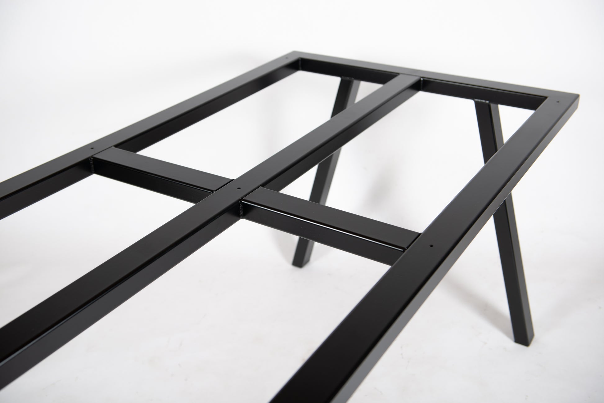 Black table frame for granite 
