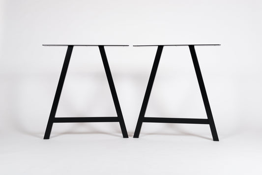 A shape metal table legs